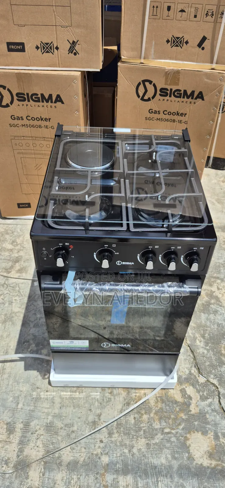 Quality Sigma Stove With 1 Electric and 3 Gas Cooker With Oven
