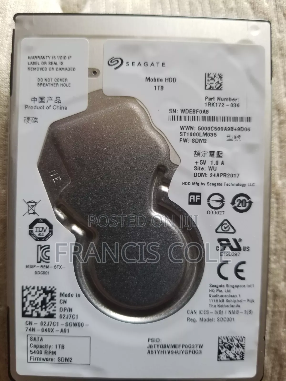 Laptop Hard Drive