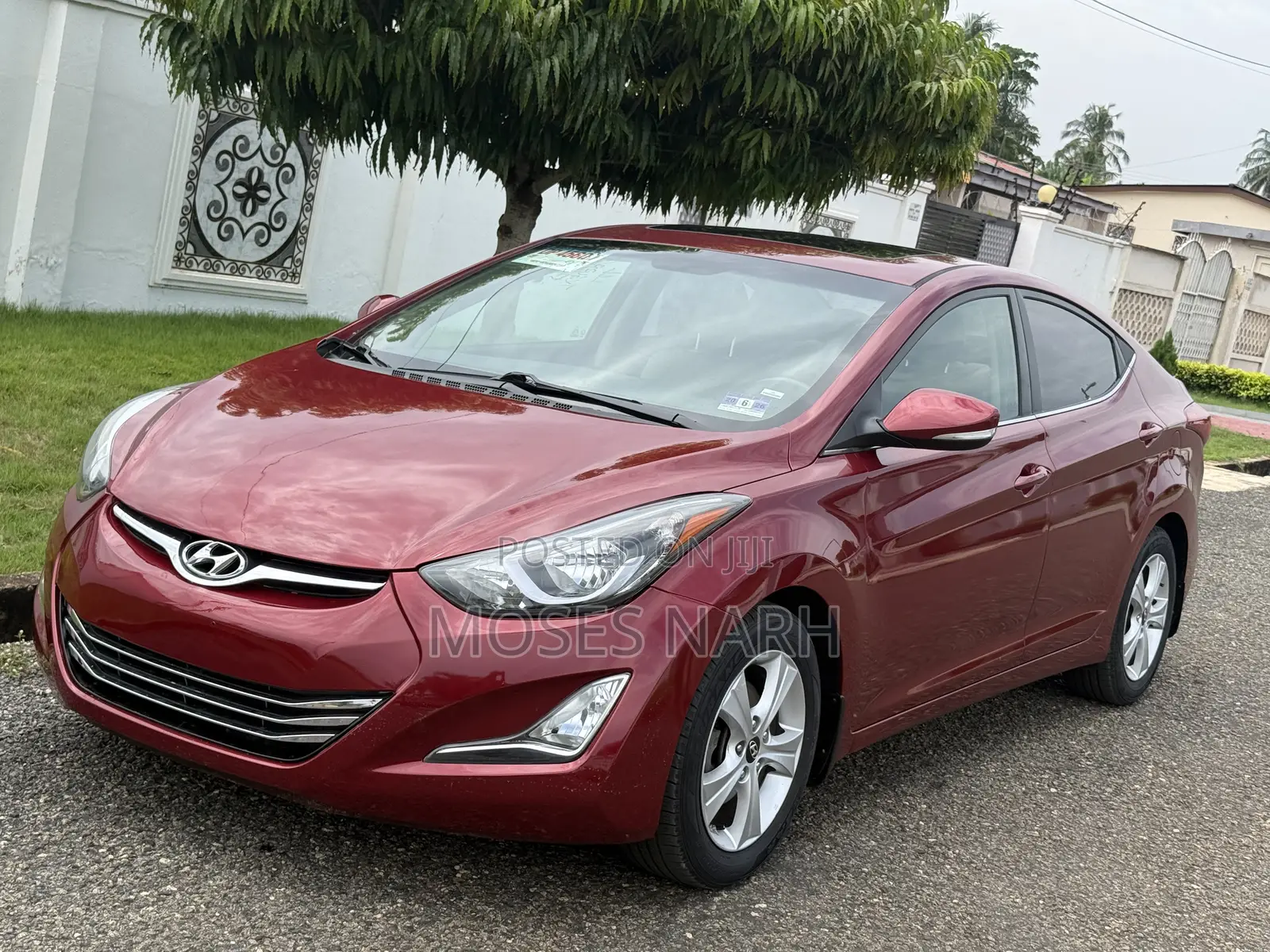 Hyundai Elantra Limited Sedan FWD (1.8L 4cyl 6A) 2016 Red