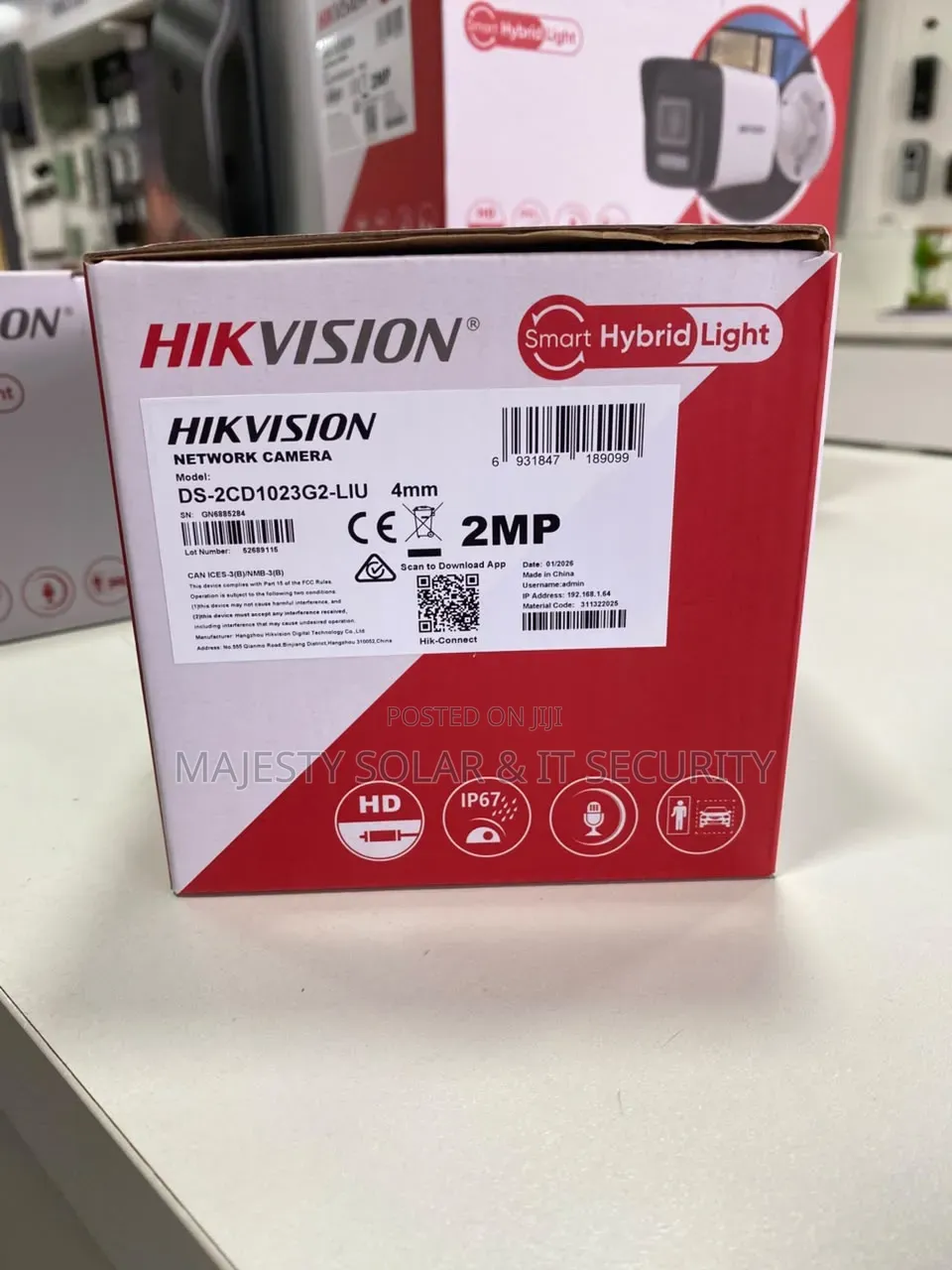 Hikvision 2mp Outdoor Camera Ip,Smart Hybrid Light