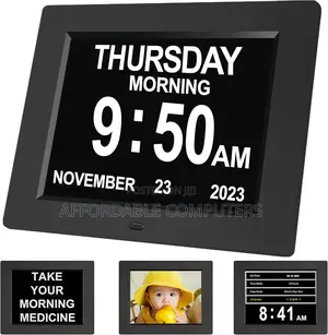 Digital Calendar Display Clock