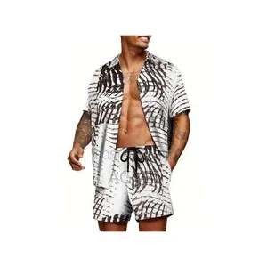 Men’S Shirt + Shorts Set – 2 Piece Fashion Outfit '