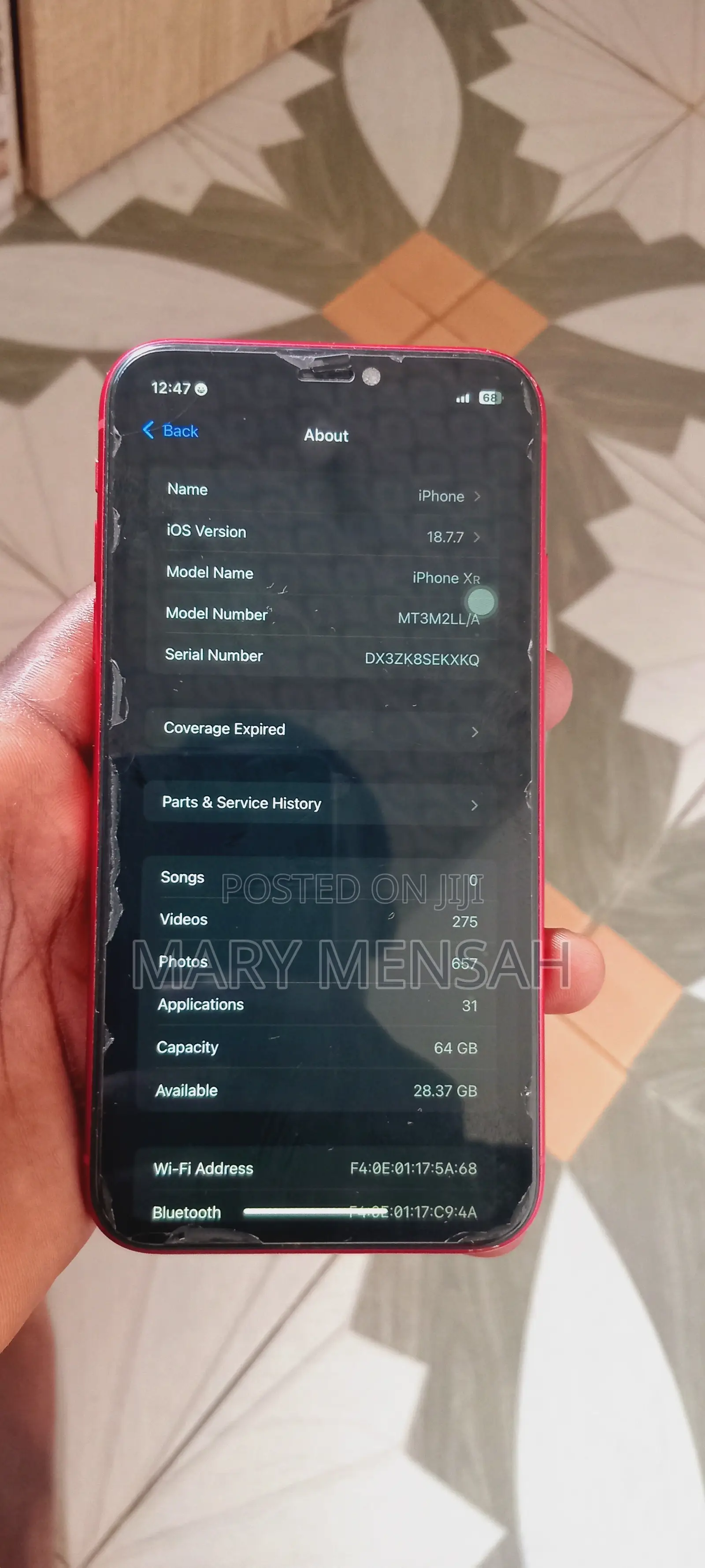 Apple iPhone XR 64 GB Red