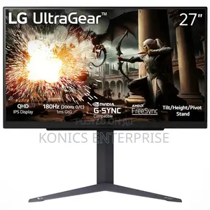 Lg - 27" Ips Gaming Monitor 27gs75qx-B - Black
