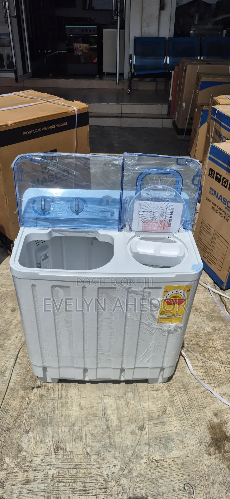 Nasco Twin Tap Top Load Washing Machine Semi Automatic