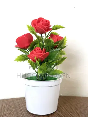 Mini Artificial Flower Pot (Oval Base)