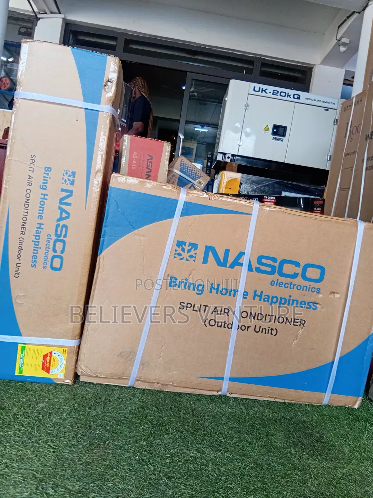 Nasco 1.5hp Split Unit – Powerful Cooling for Large Rooms
