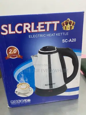 Slcrlett 2.0 Litres Electric Kettle Silver/Black