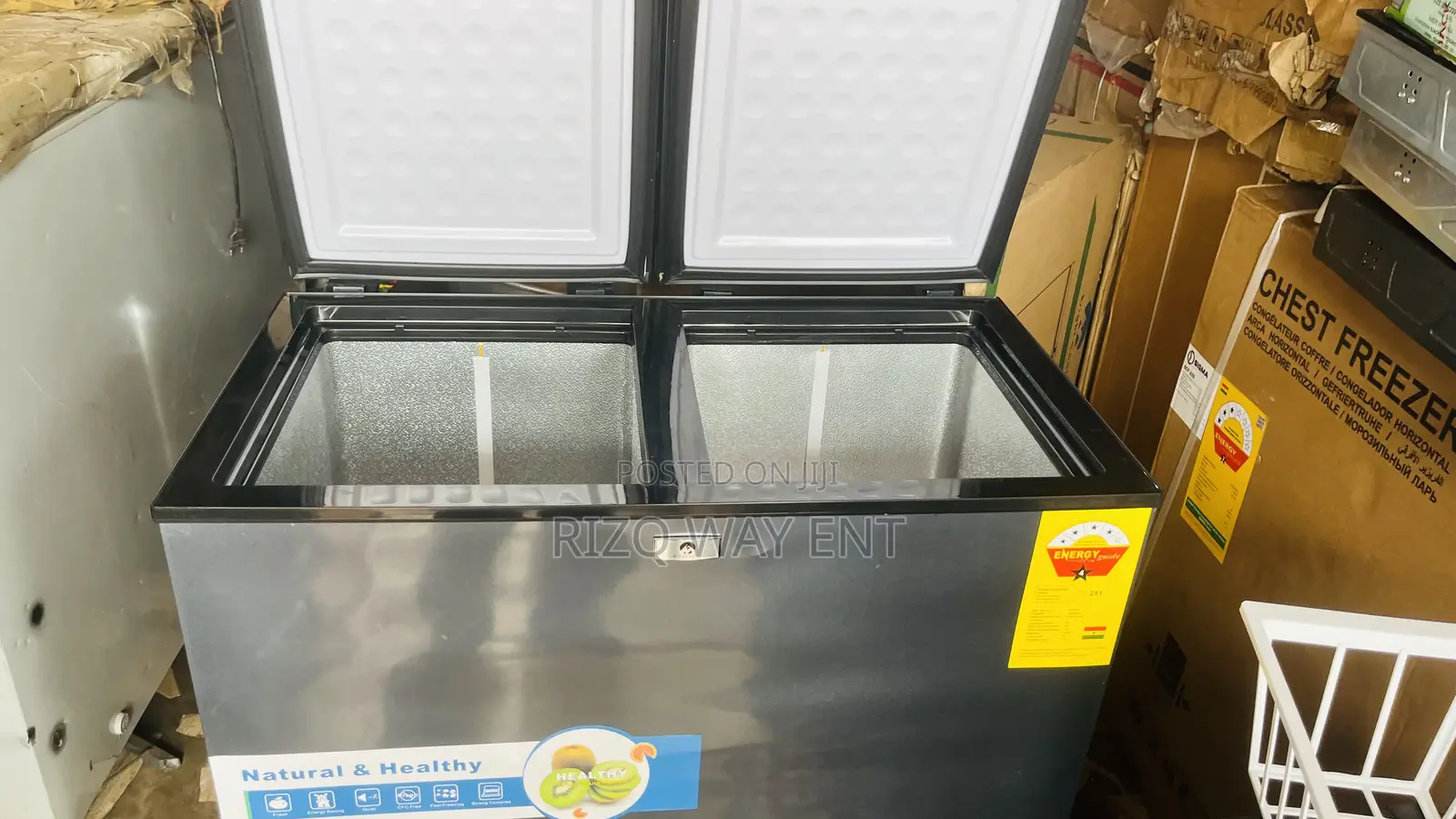 Double Door Chest Freezer