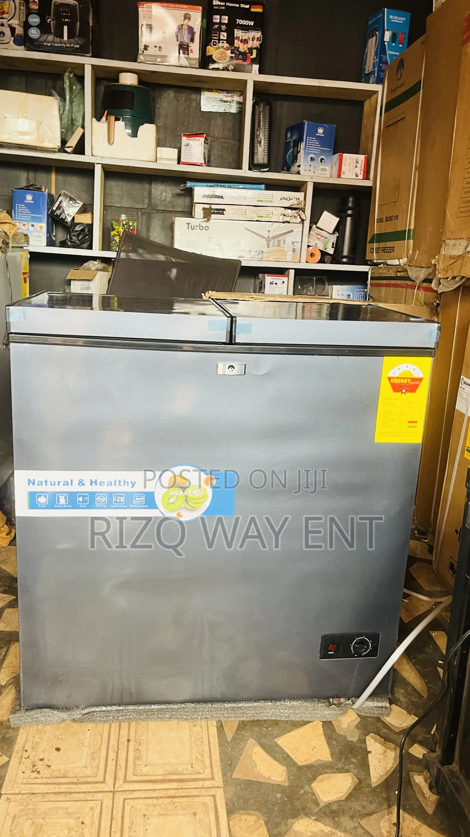 Double Door Chest Freezer
