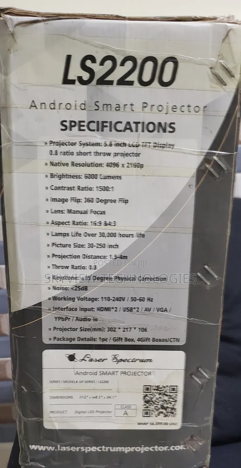 Laser Spectrum Ls2200 Projector 6000lu