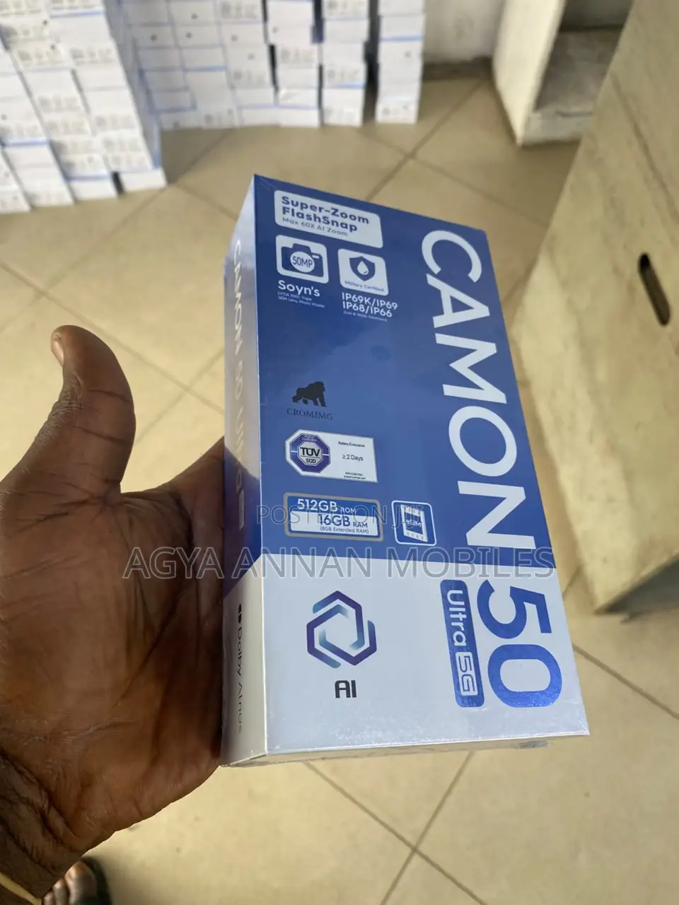 New Tecno Camon 50 Ultra 512 GB Blue