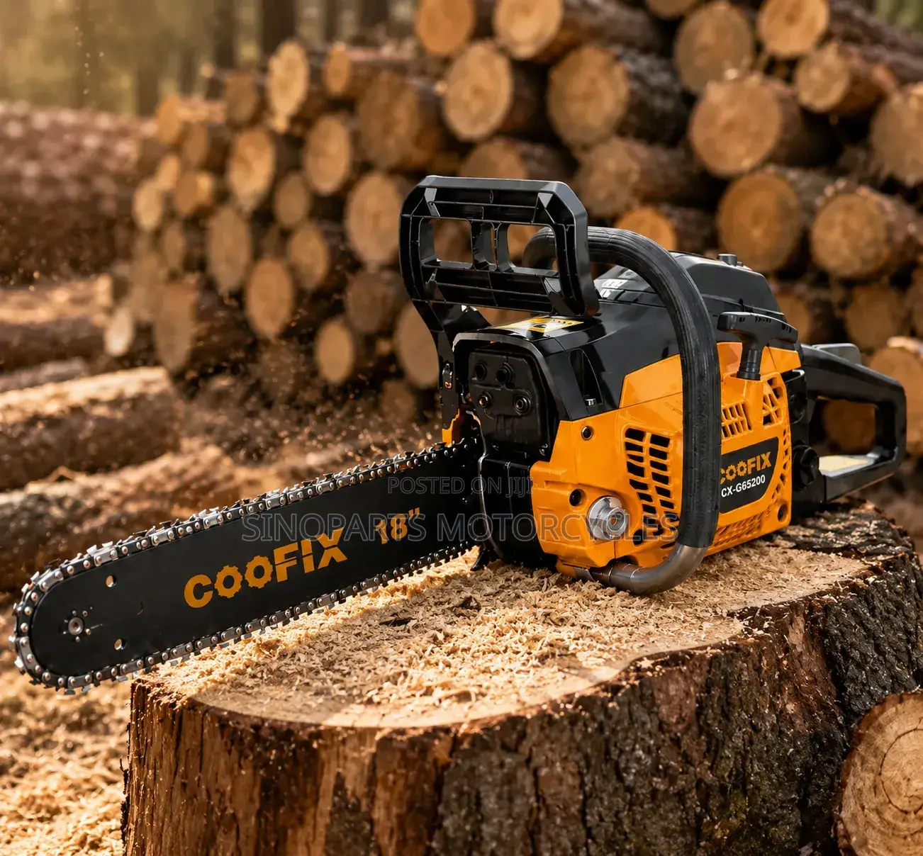 18 Inch 52cc Petrol Chainsaw Heavy Duty Wood Cutter
