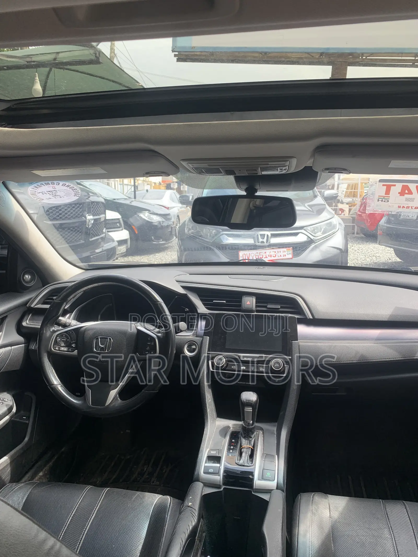Honda Civic Touring Sedan 2018 Black