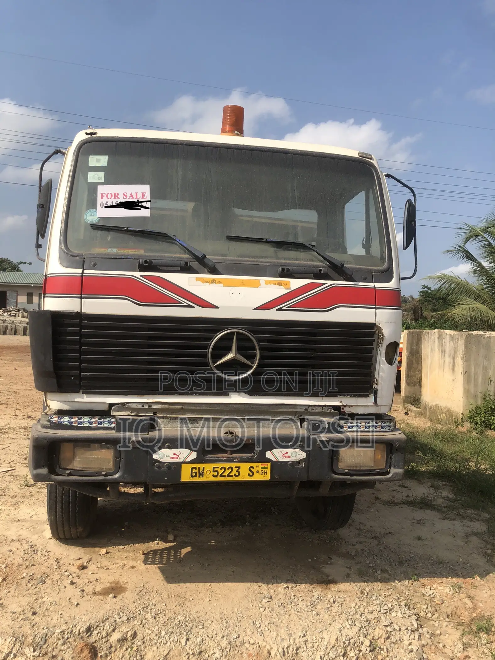 Benz Single Axle Tipper Truck