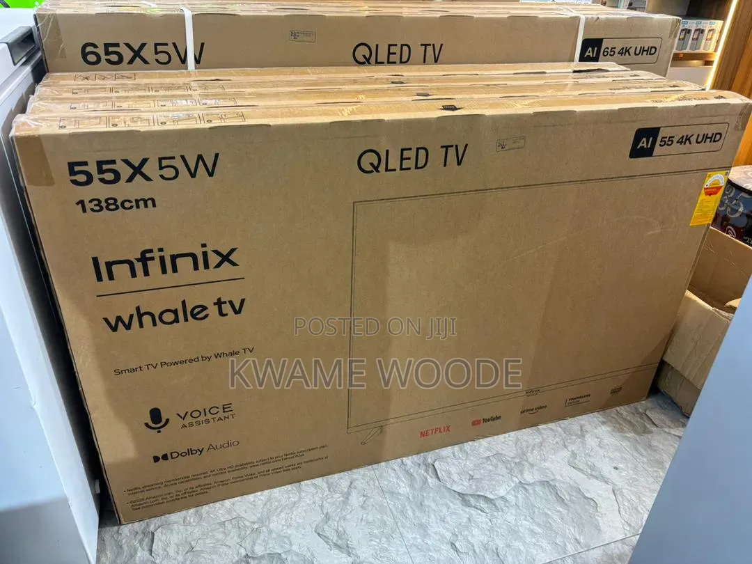 Title: Brand New TCL Smart TVS 55iches, Available