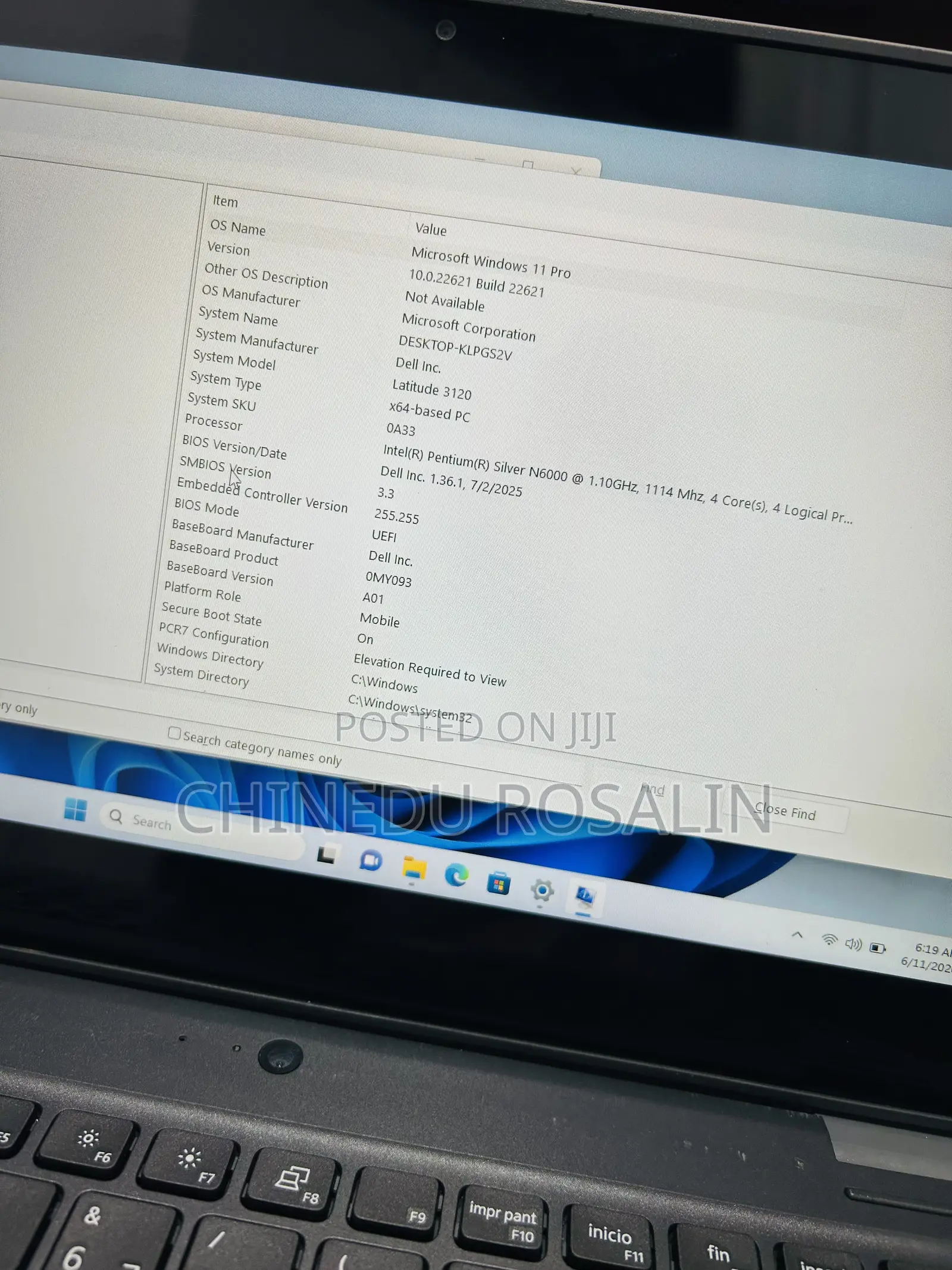Laptop Dell Latitude 3120 8GB Intel Pentium SSD 128GB