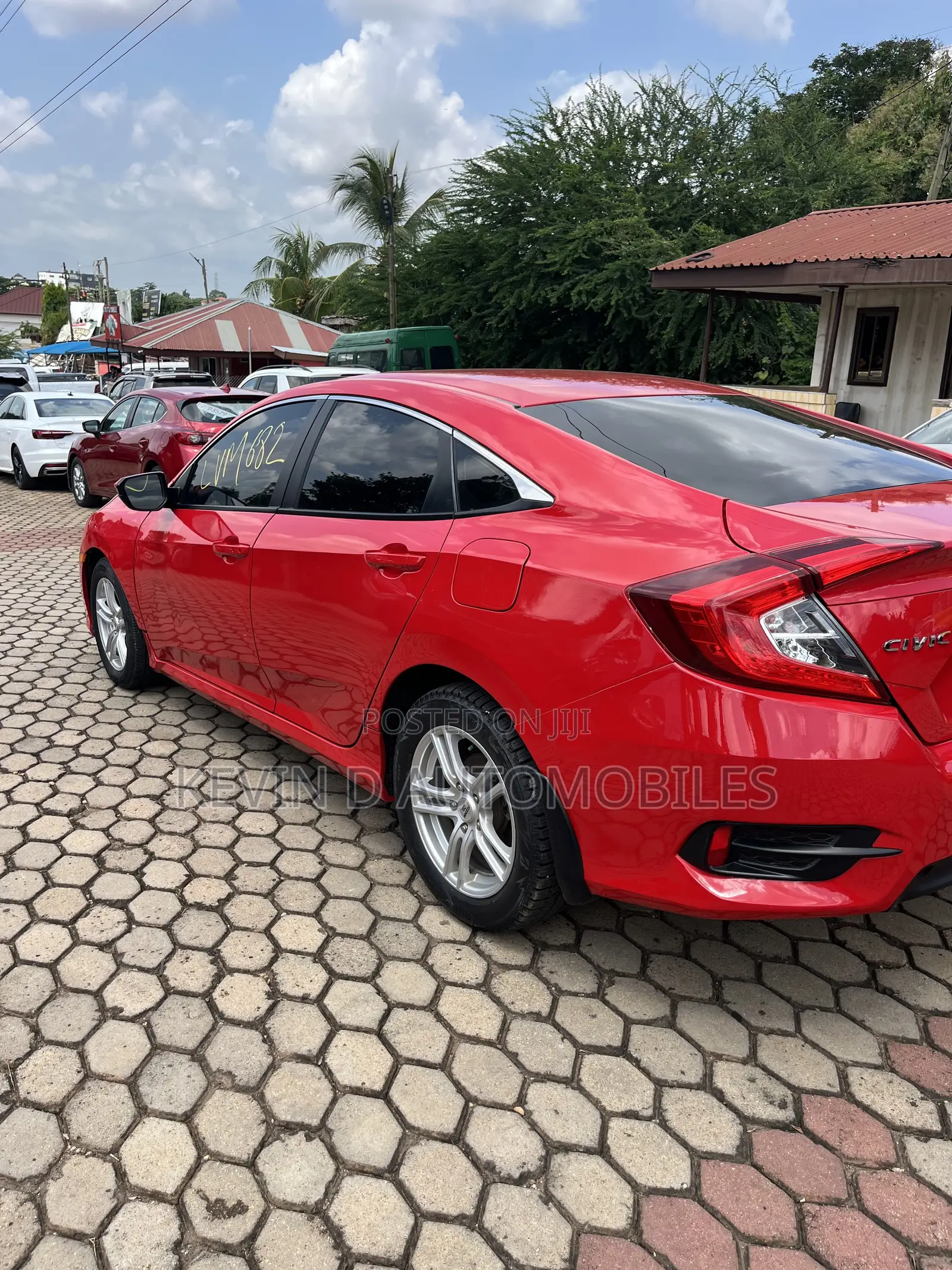 Honda Civic EX-L 2dr Coupe (1.5L 4cyl) 2017 Red
