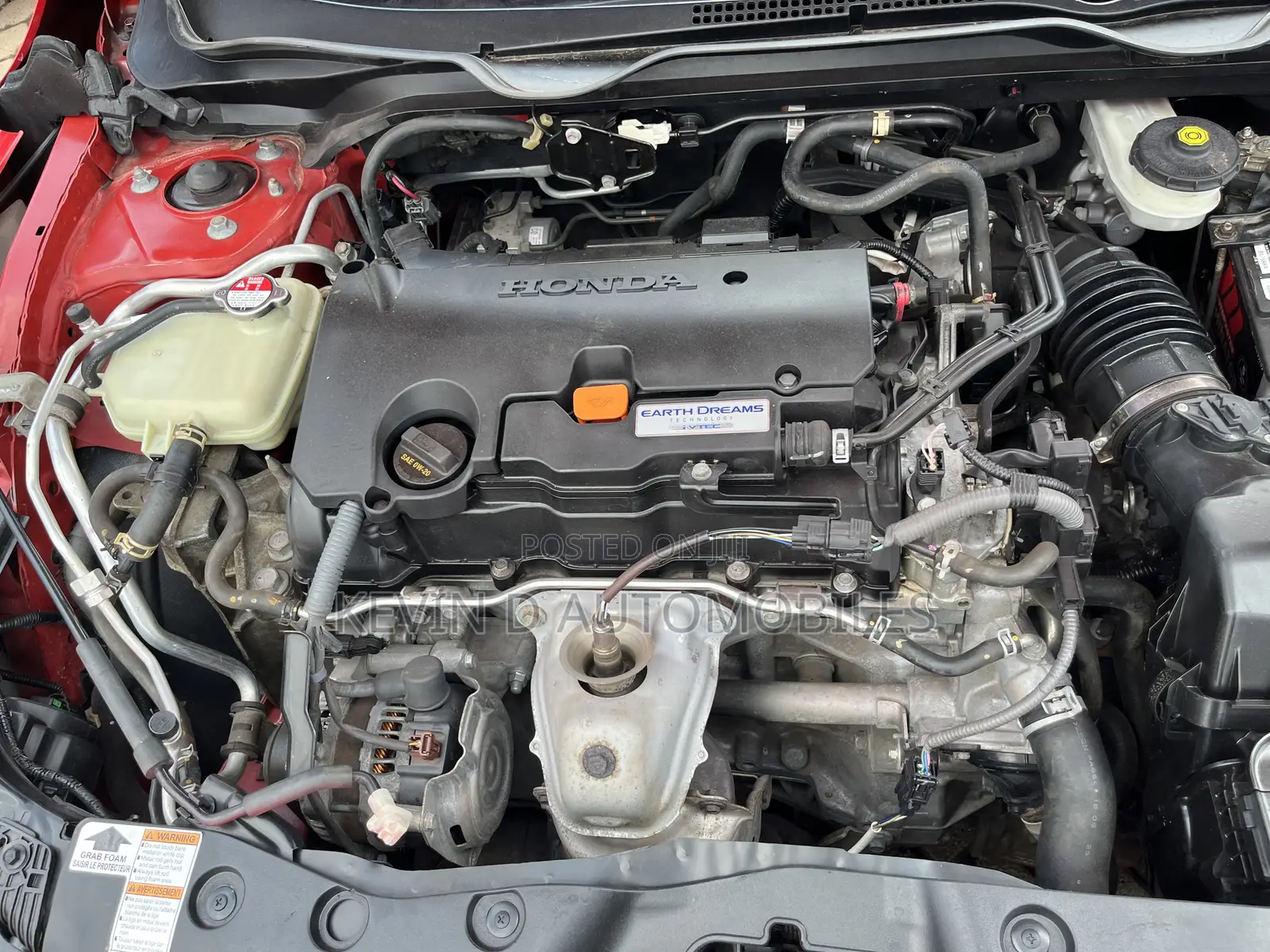 Honda Civic EX-L 2dr Coupe (1.5L 4cyl) 2017 Red