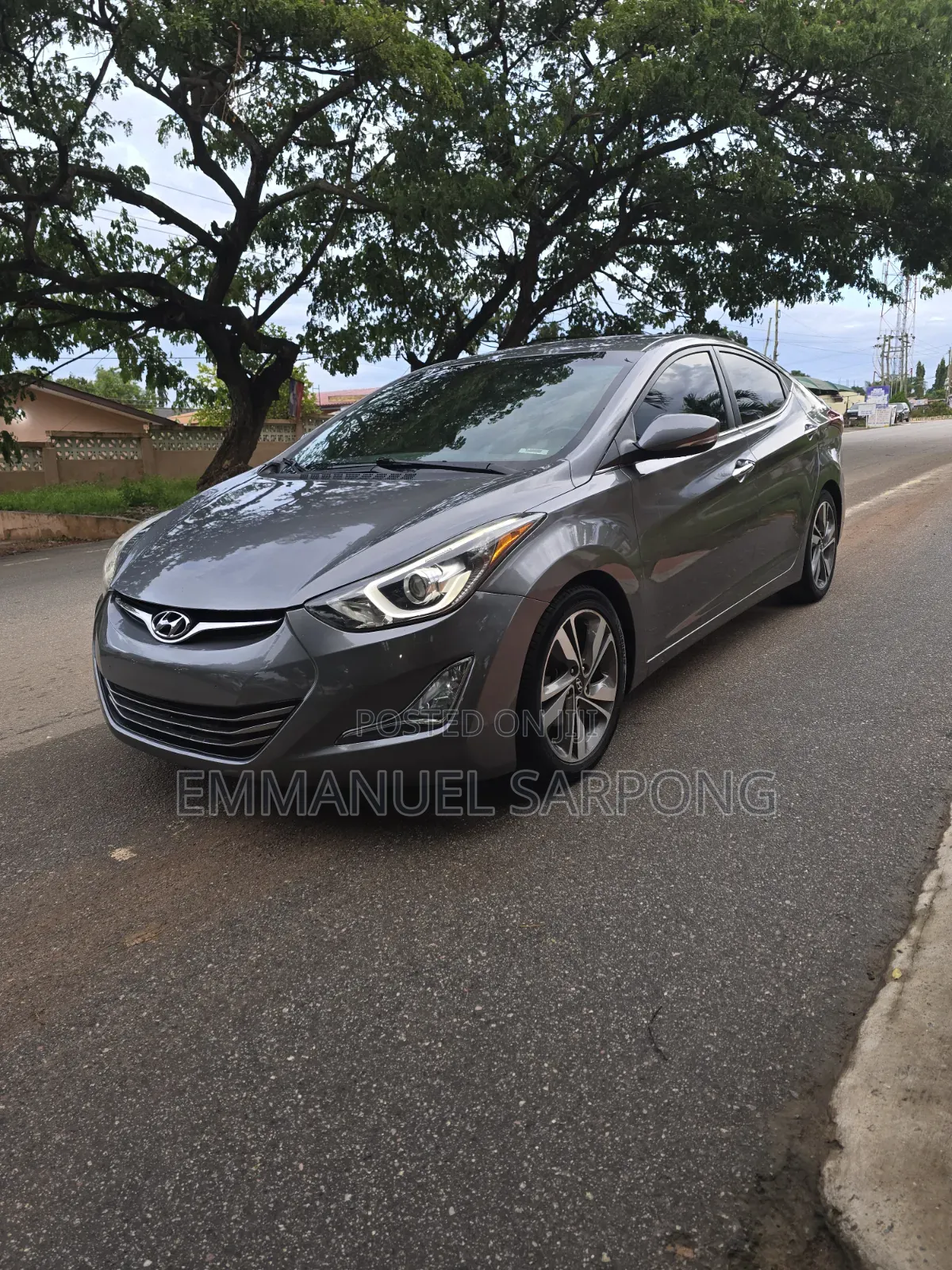 Hyundai Elantra Limited 4dr Sedan (1.8L 4cyl 6A) 2015 Gray