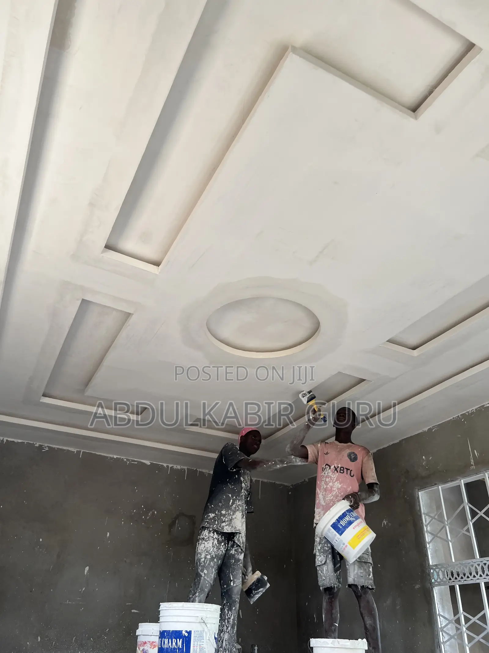 Pop Ceiling Quality and Nice Decoration in Ghana