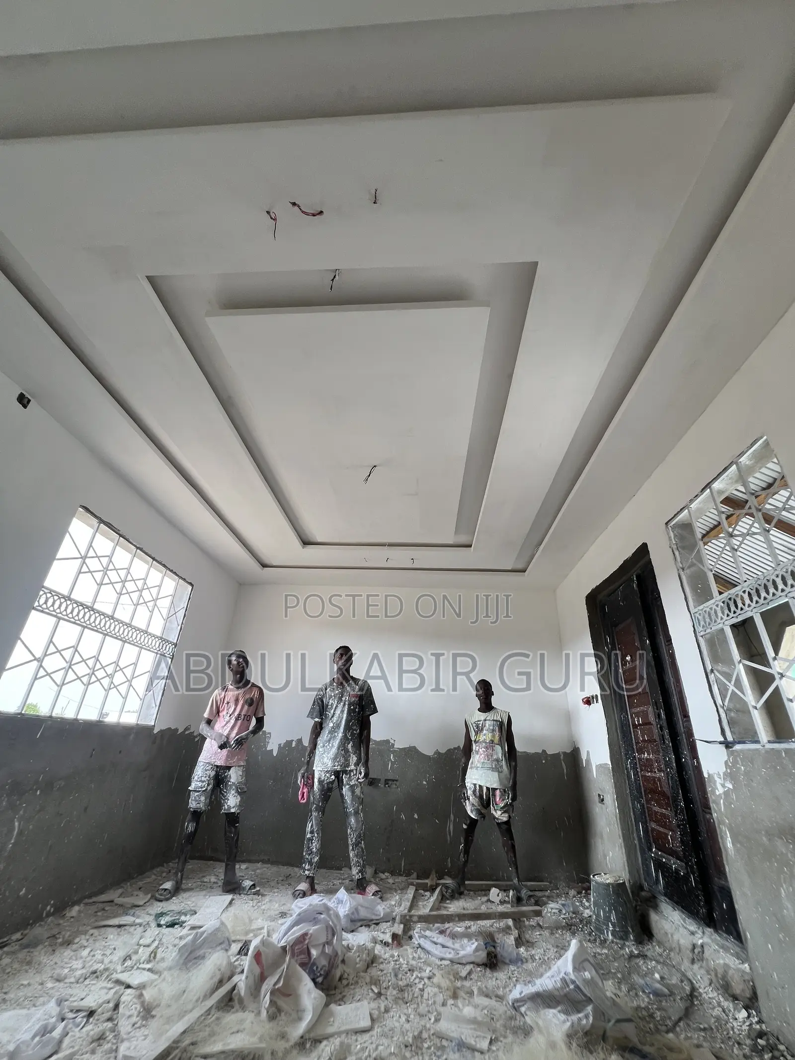 Pop Ceiling Quality and Nice Decoration in Ghana