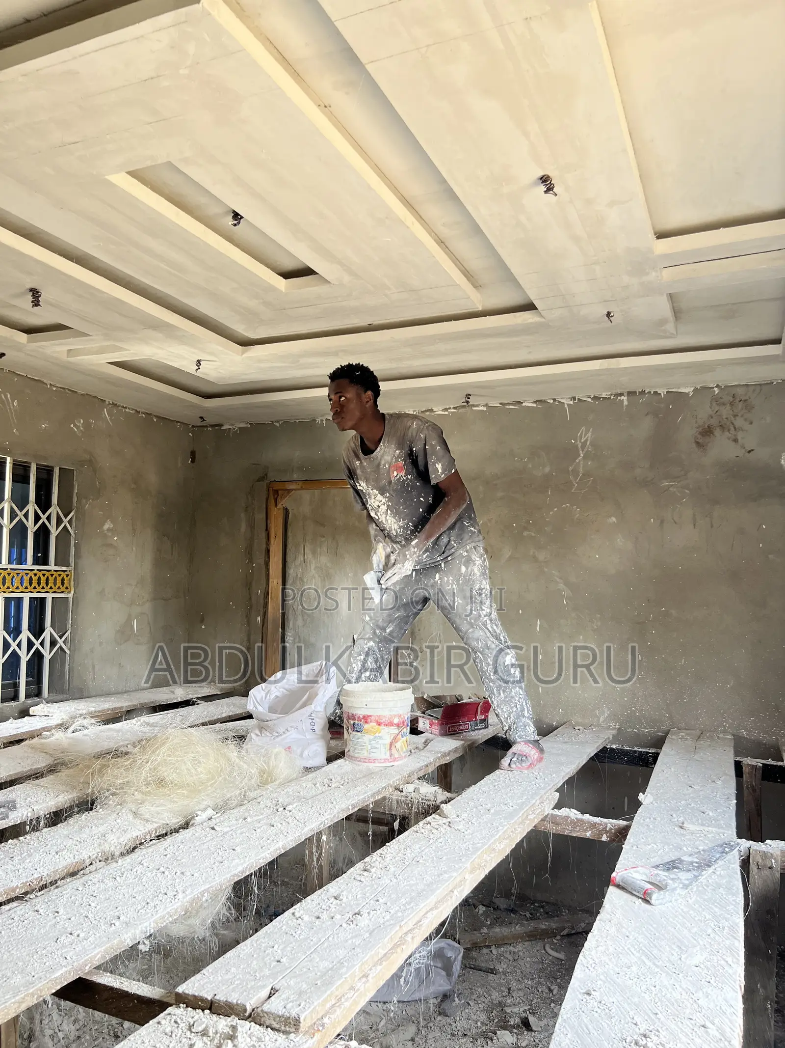 Pop Ceiling Quality and Nice Decoration in Ghana