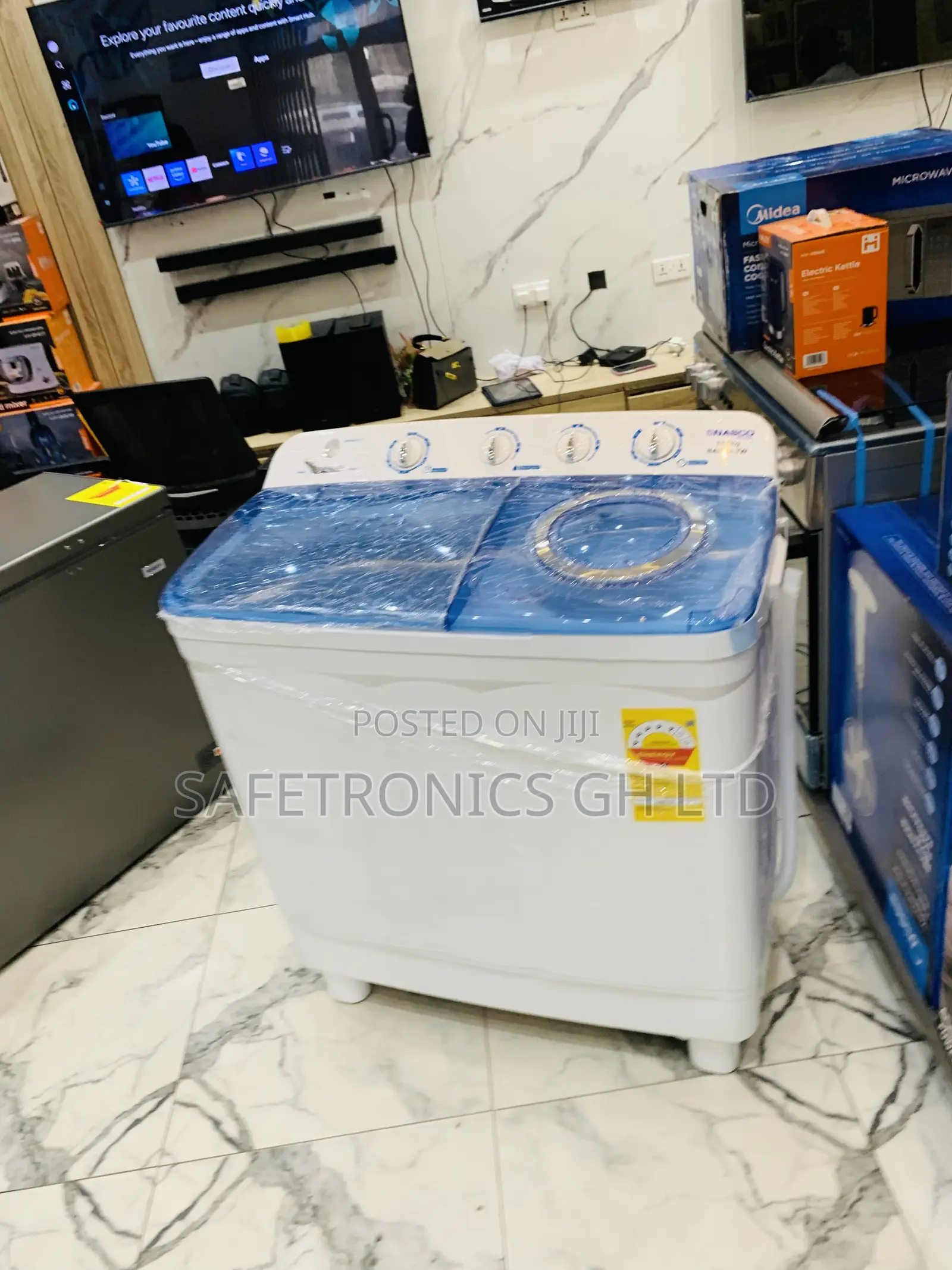 Newest Version Nasco 15kg Twin Top Washing Machine