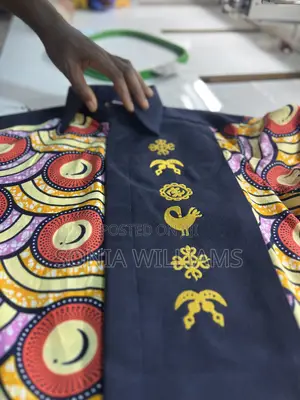 Digital Embroidery on African Shirts