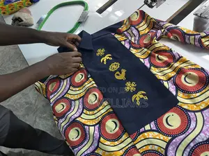 Digital Embroidery on African Shirts