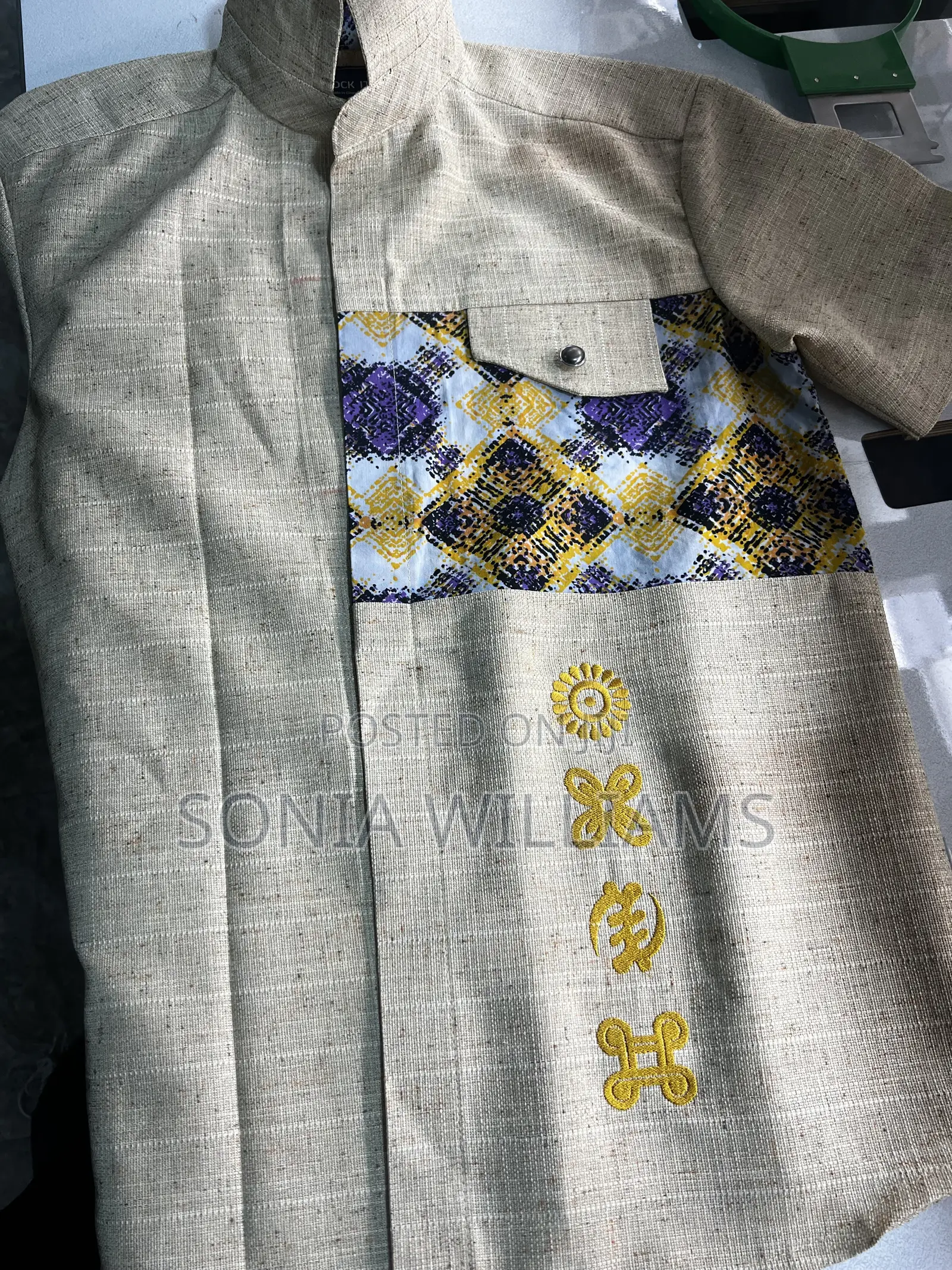 Digital Embroidery on African Shirts