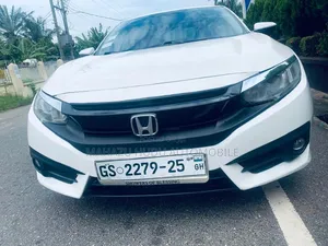 Honda Civic EX-L Sedan 2018 White