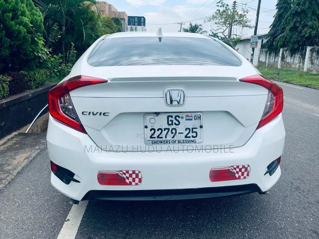 Honda Civic EX-L Sedan 2018 White