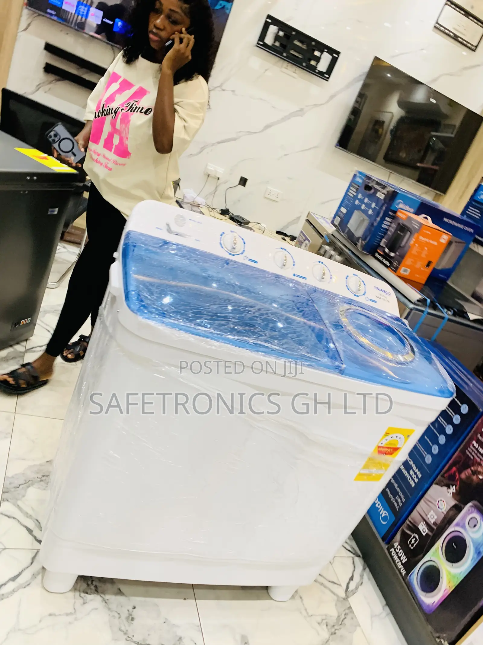 Best Ultra Sleek Nasco 15kg Twin Top Washing Machine