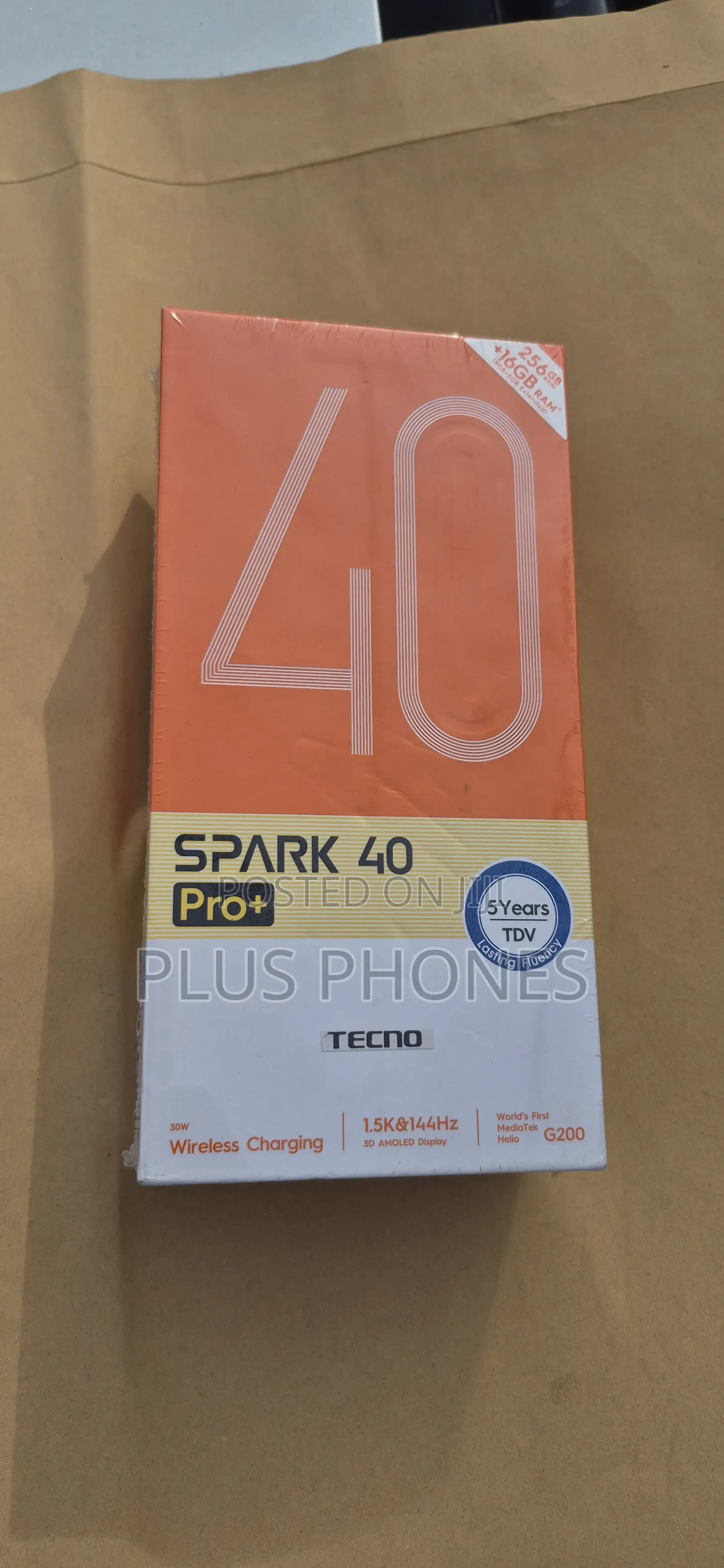 New Tecno Spark 40 Pro+ 256 GB Gray