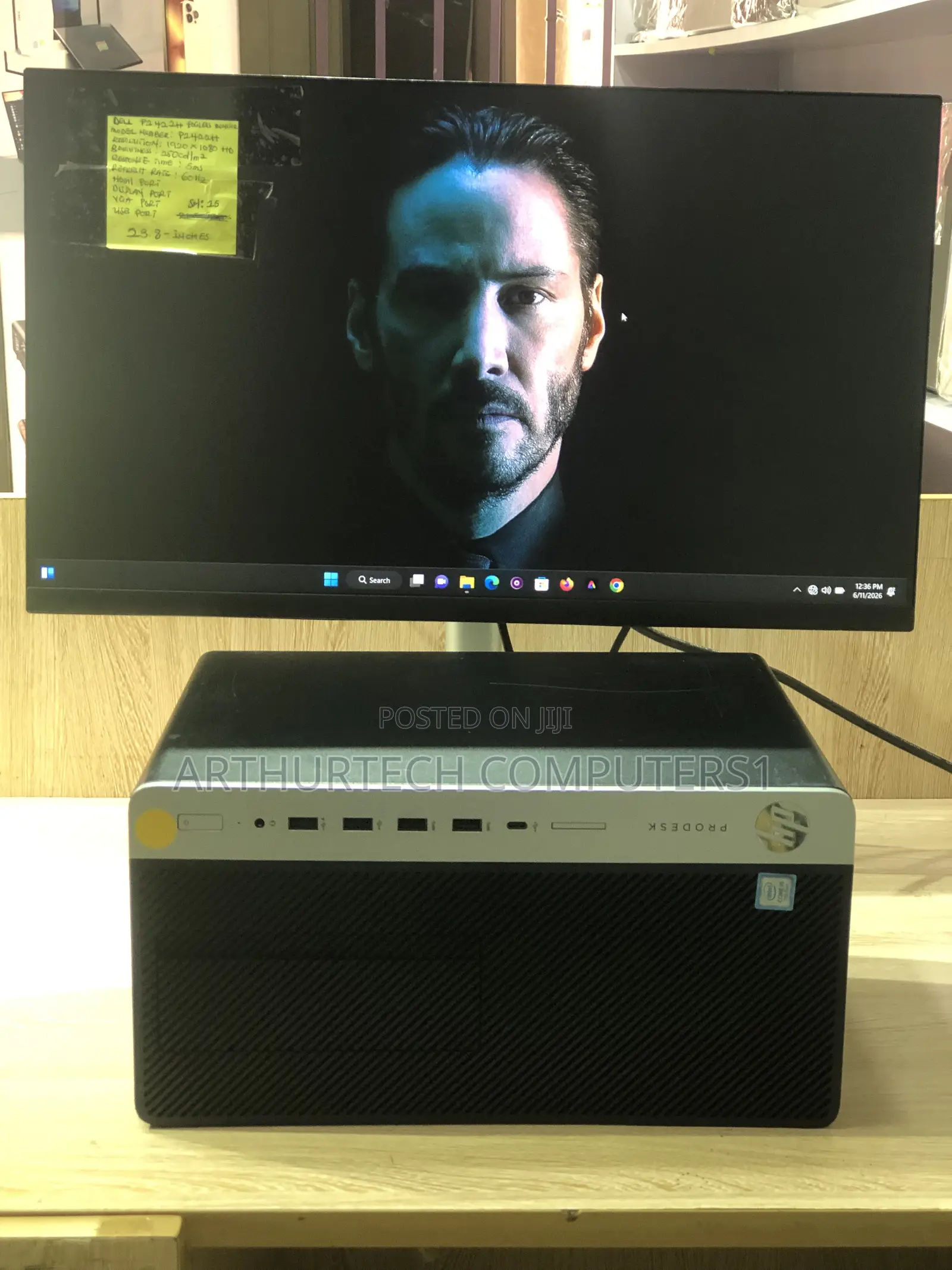 Desktop Computer HP ProDesk 600 G3 8GB Intel Core i5 HDD 500GB