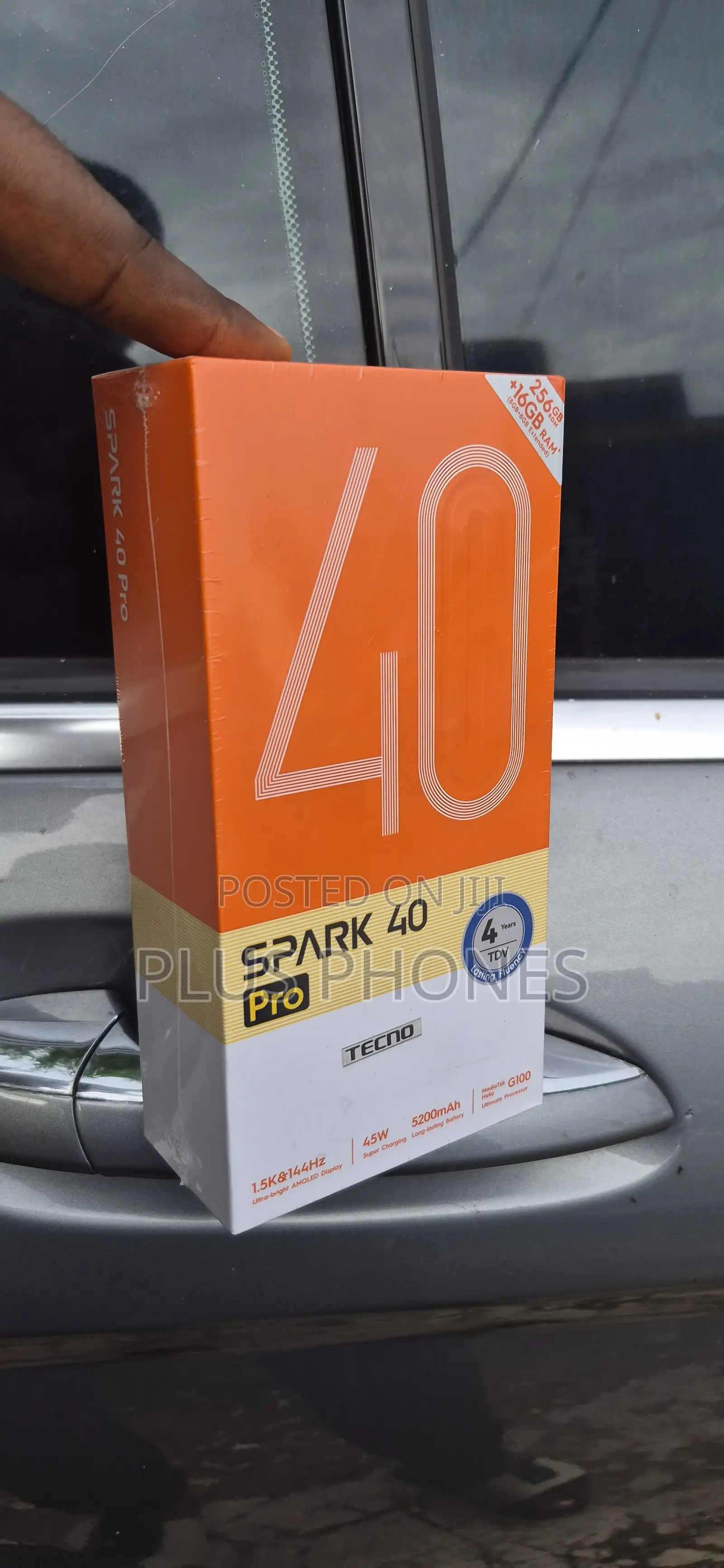 New Tecno Spark 40 Pro 256 GB Black