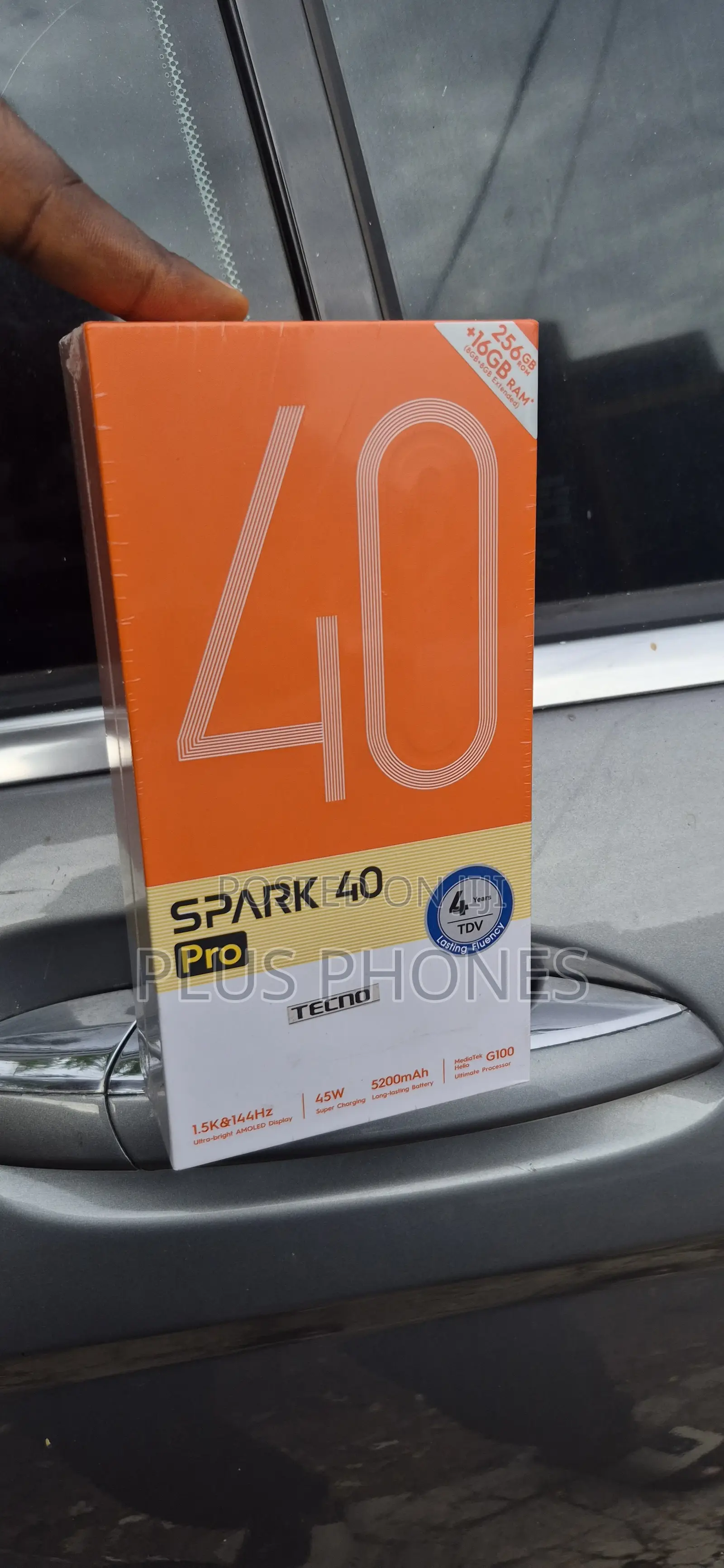 New Tecno Spark 40 Pro 256 GB Black