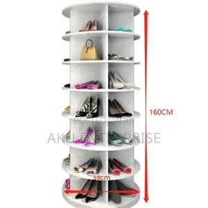 360° Rotating Shoe Rack