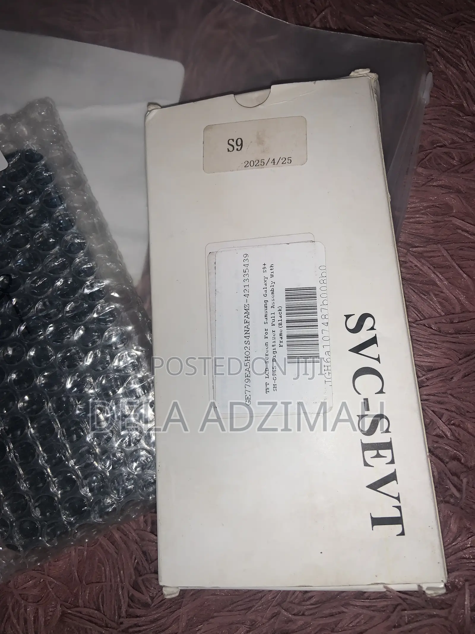 Samsung Galaxy S9 Plus Screen Full Assembly With Frame