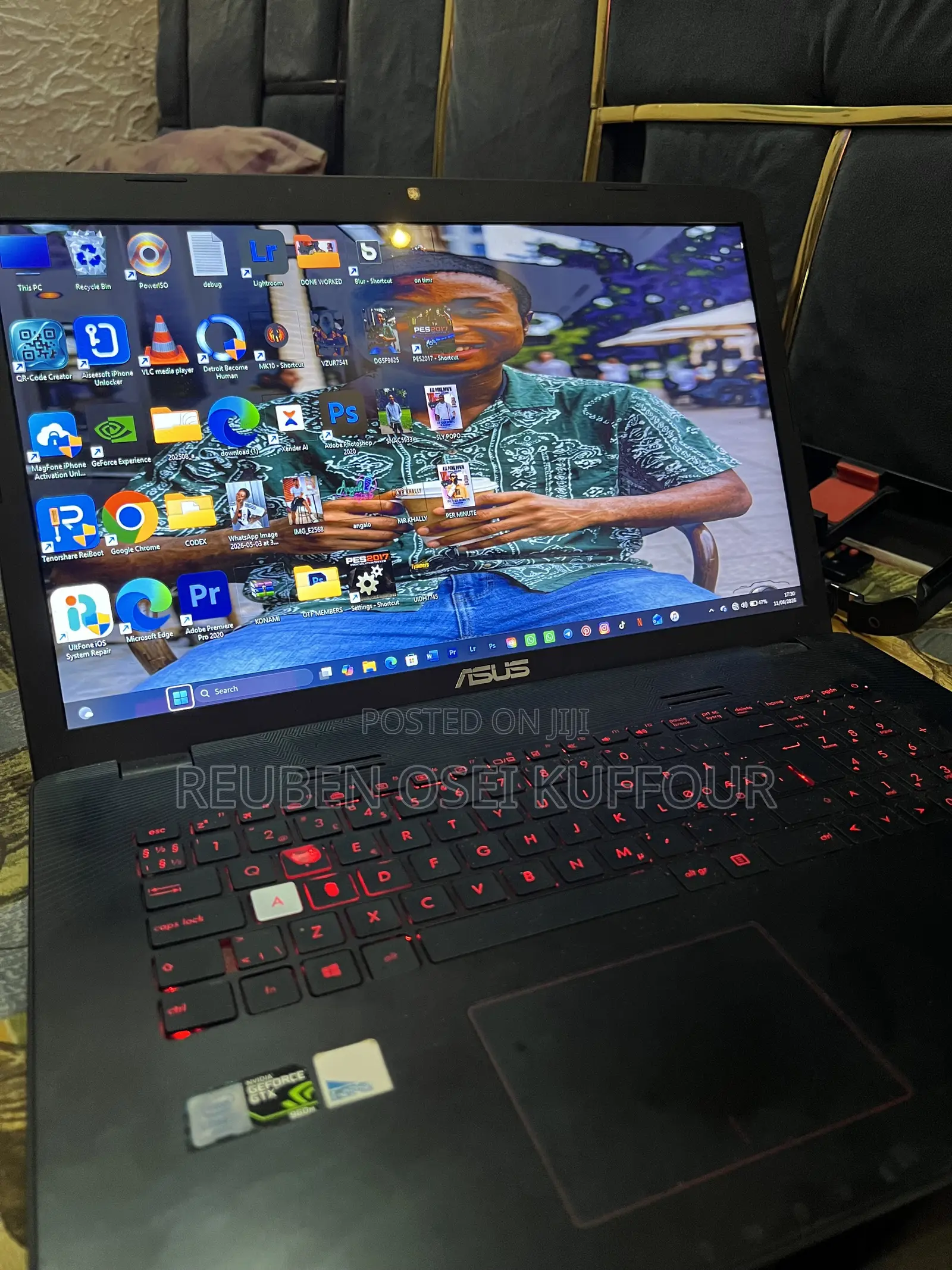 Laptop Asus ROG GL702VS 8GB Intel Core i7 HDD+SSD 500GB