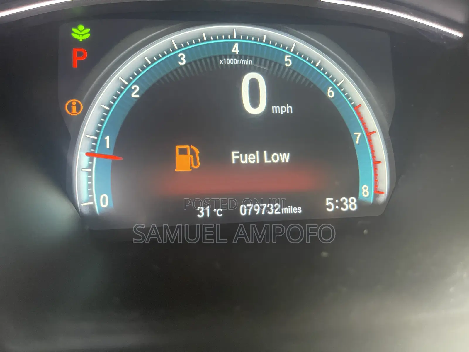 Honda Civic Touring 4dr Sedan (1.5L 4cyl) 2017 Gray