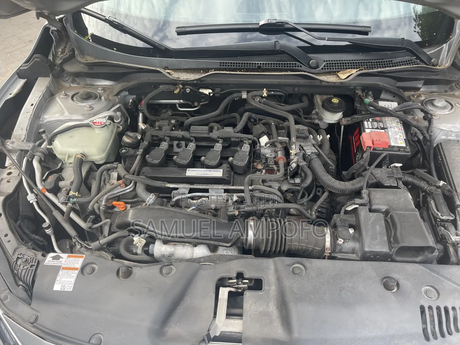 Honda Civic Touring 4dr Sedan (1.5L 4cyl) 2017 Gray