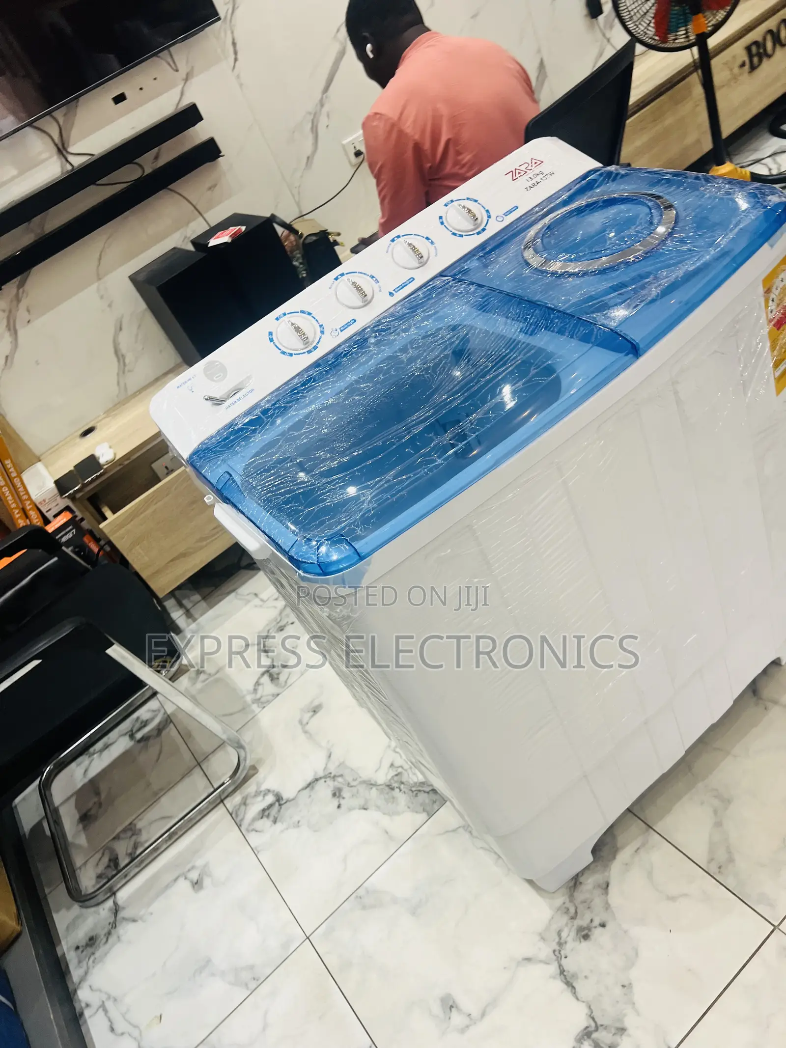 Full Plastic Body Nasco 15kg Topload Twintub