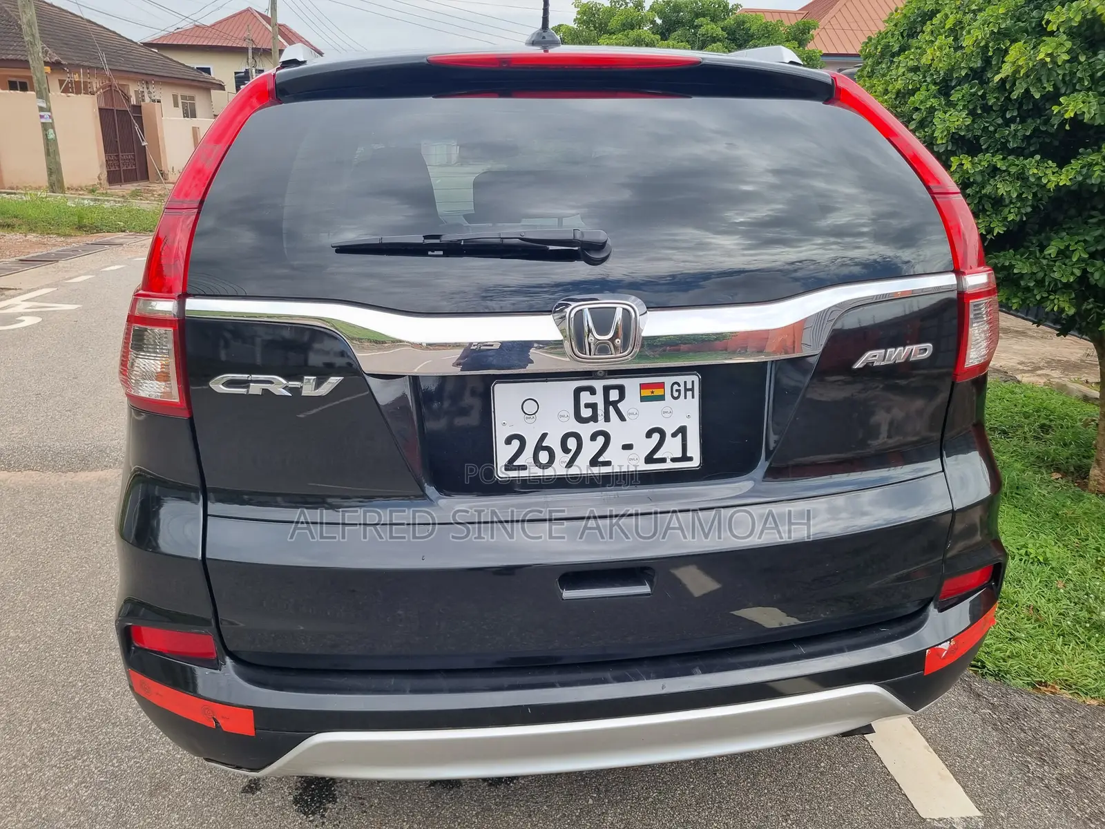 Honda CR-V EX-L w/Navigation 4dr SUV AWD (2.4L 4cyl CVT) 2015 Black