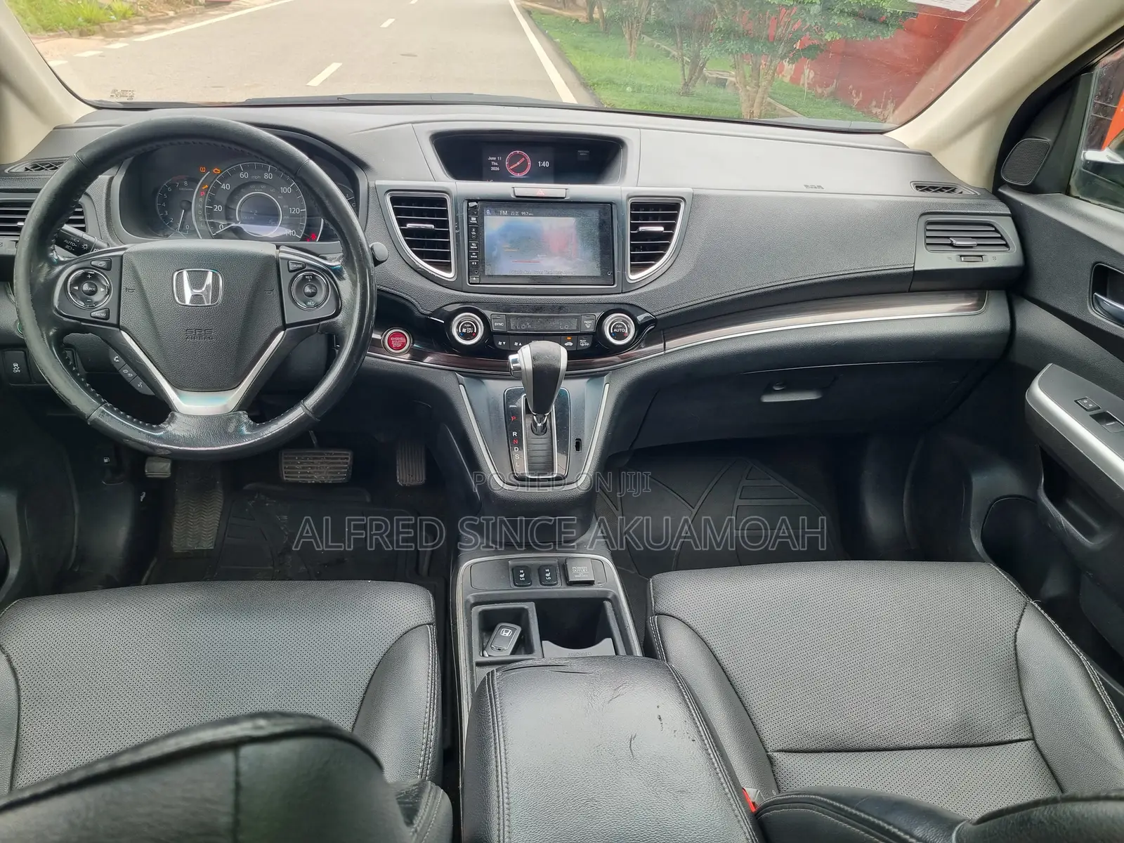 Honda CR-V EX-L w/Navigation 4dr SUV AWD (2.4L 4cyl CVT) 2015 Black