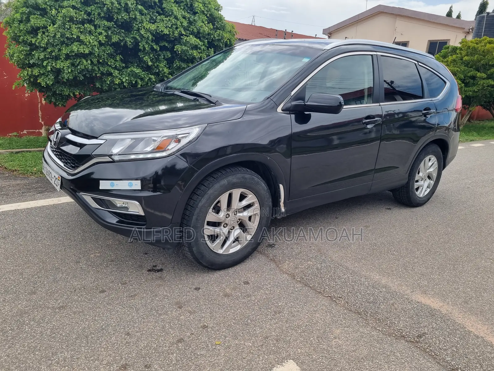 Honda CR-V EX-L w/Navigation 4dr SUV AWD (2.4L 4cyl CVT) 2015 Black