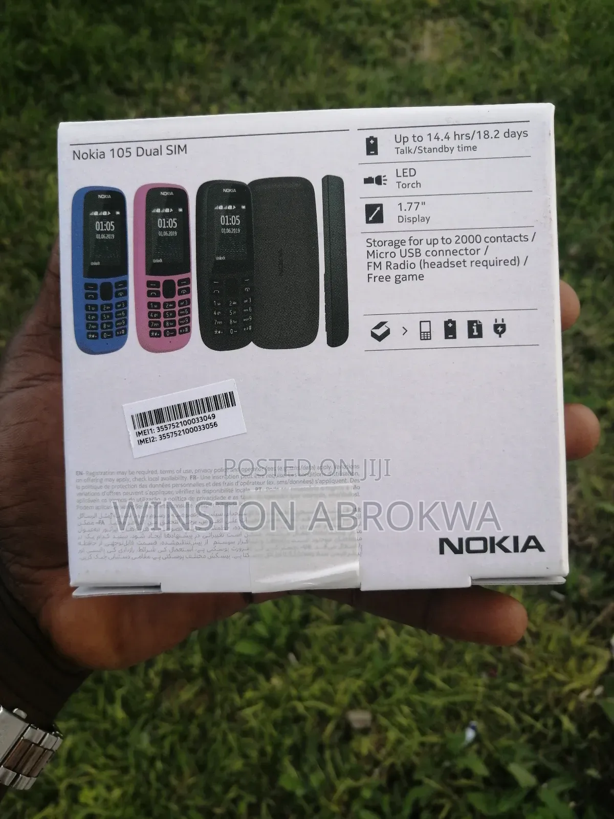 New Nokia 105 Black