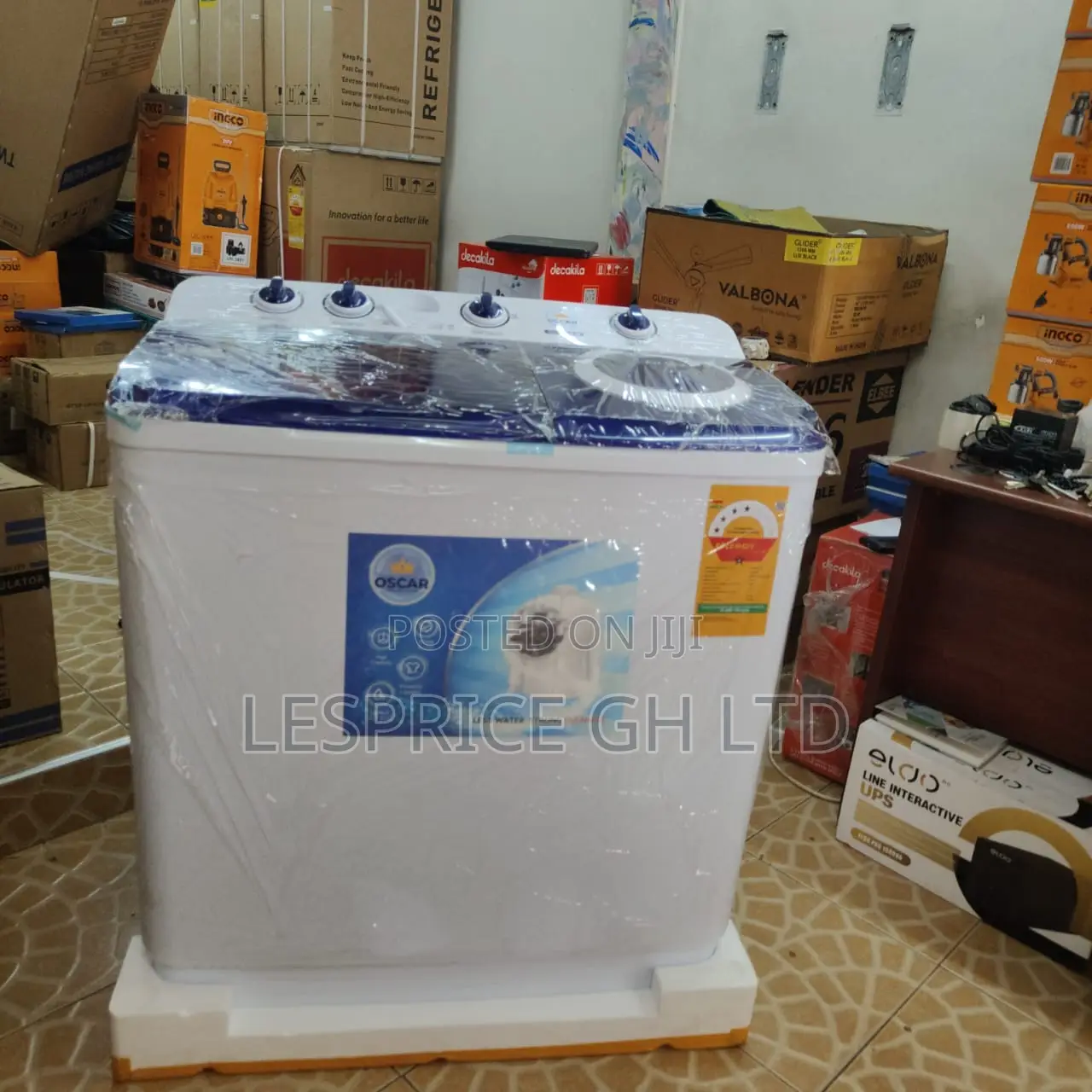 Stylishly Designed Massive 12kg Oscar Twin Tub Top Loader