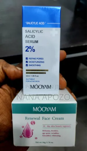 Mooyam Renewal Face Cream and Salicylic Acid Serum